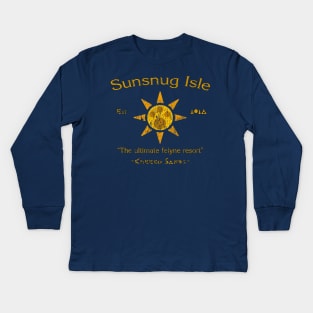 Sunsnug Isle Logo Kids Long Sleeve T-Shirt